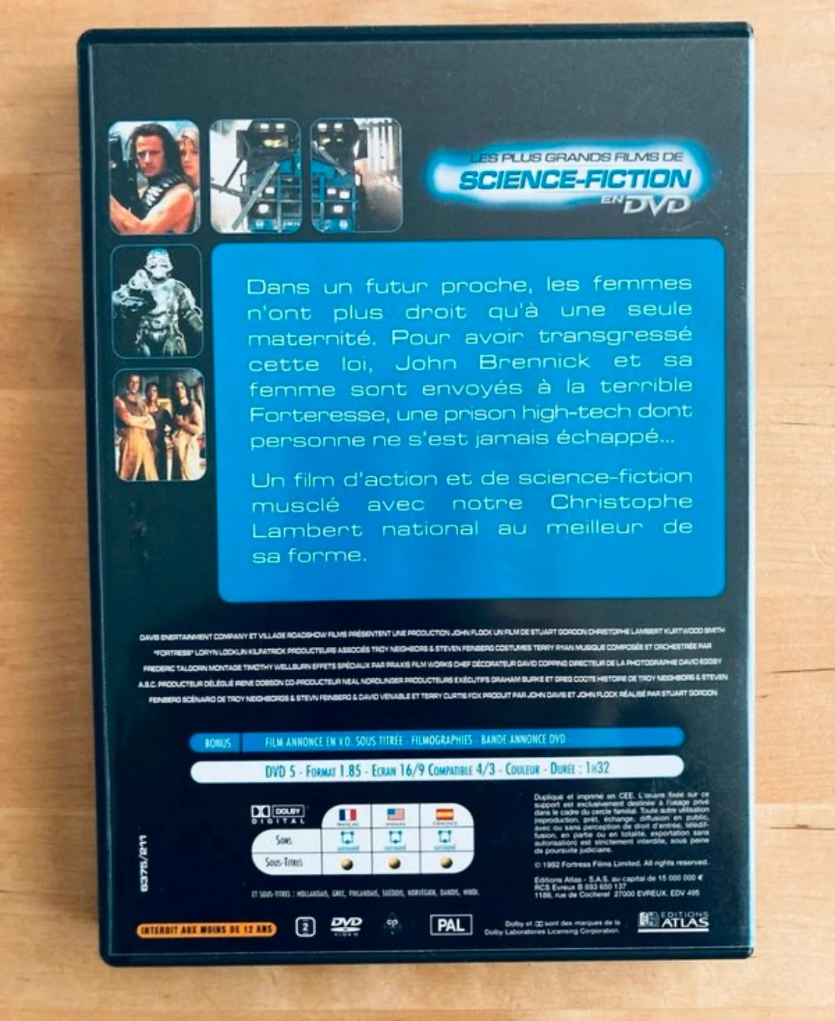 DVD Fortaleza Christophe Lambert. – photo 3